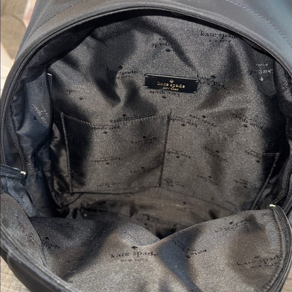 Kate Spade Carter Large Nylon Black Backpack NWT - Picture 11 of 17
